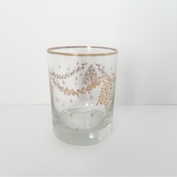 Four double Old Fashioned Cocktail glasses Lenox Eternal Christmas - Picture 5 of 7